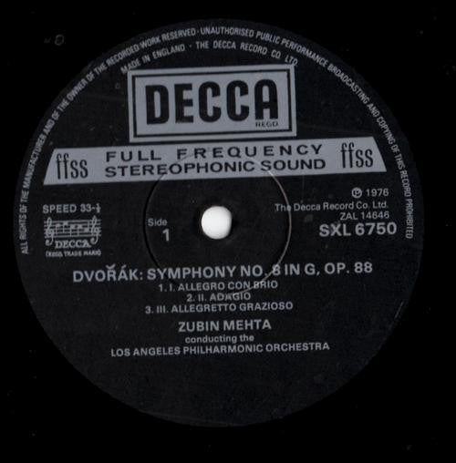 Antonín Dvořák - Symphony No.8 / The Wood Dove(LP)