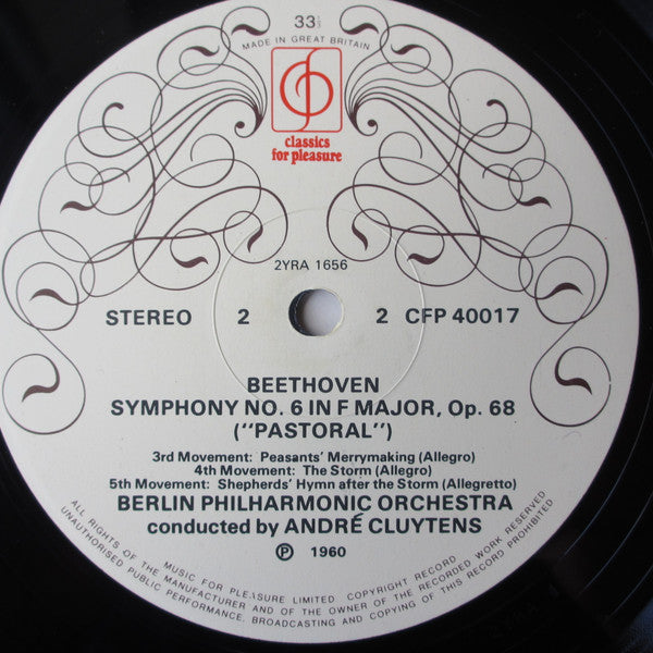 Ludwig van Beethoven - Symphony No.6 In F - 'Pastoral'(LP)
