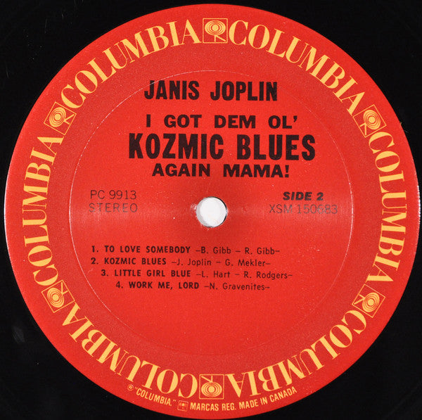 Janis Joplin - I Got Dem Ol' Kozmic Blues Again Mama! (LP, Album, RE)