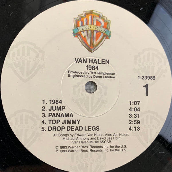 Van Halen - 1984 (LP, Album, SRC)