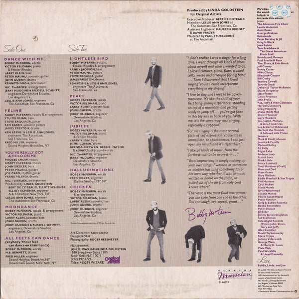 Bobby McFerrin - Bobby McFerrin (LP, Album)