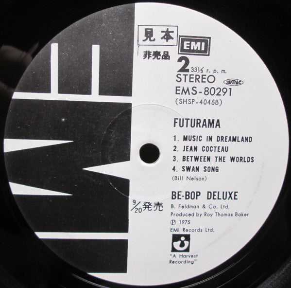 Be+Bop Deluxe* - Futurama (LP, Album, Promo)