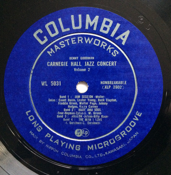 Benny Goodman - The Famous 1938 Carnegie Hall Jazz Concert - Volume...