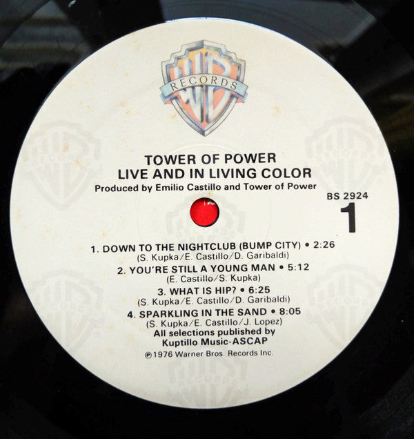 Tower Of Power - Live And In Living Color (LP, Album, Win)