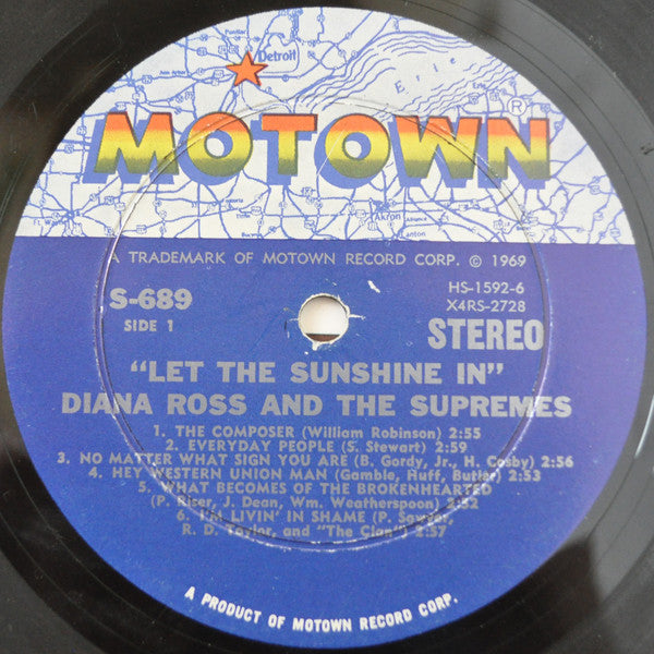 Diana Ross & The Supremes* - Let The Sunshine In (LP, Album)