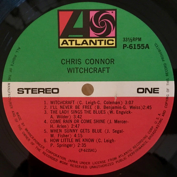 Chris Connor - Witchcraft (LP, Album)