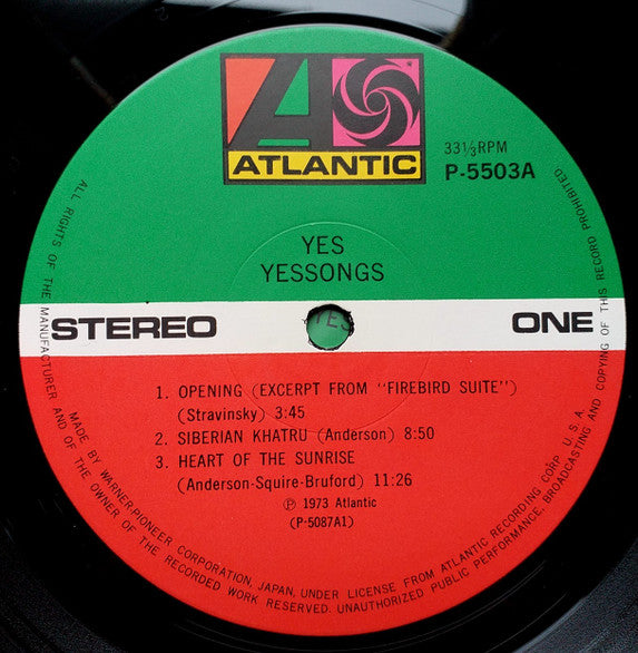 Yes - Yessongs (3xLP, Album)