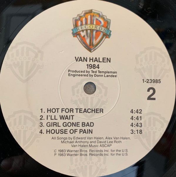Van Halen - 1984 (LP, Album, SRC)