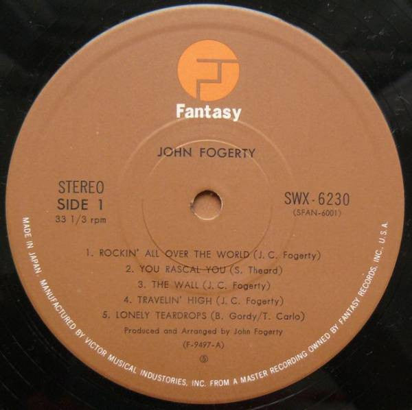 John Fogerty - John Fogerty (LP, Album)
