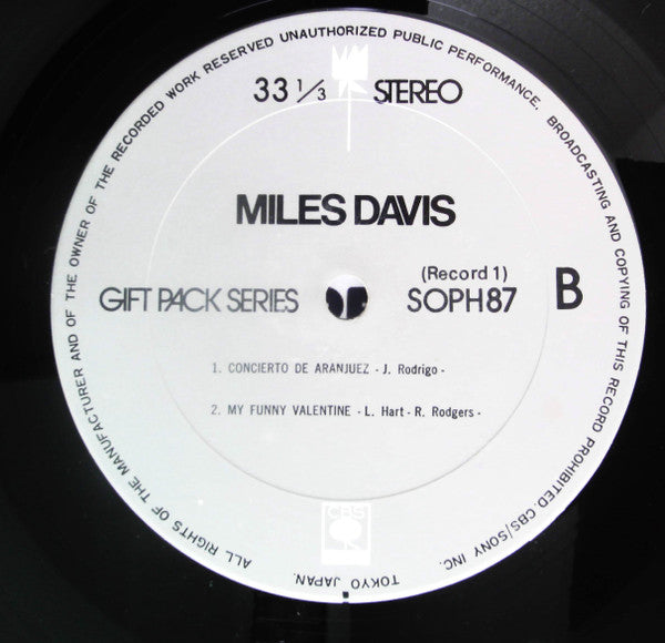 Miles Davis - Miles Davis (2xLP, + P + Box, Comp)