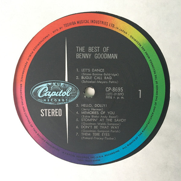 Benny Goodman - The Best Of Benny Goodman (LP, Comp)