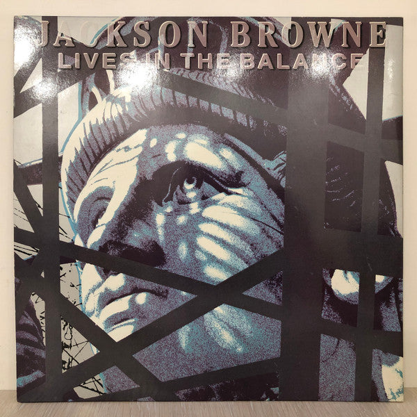 Jackson Browne - Lives In The Balance (LP, Album, Promo)