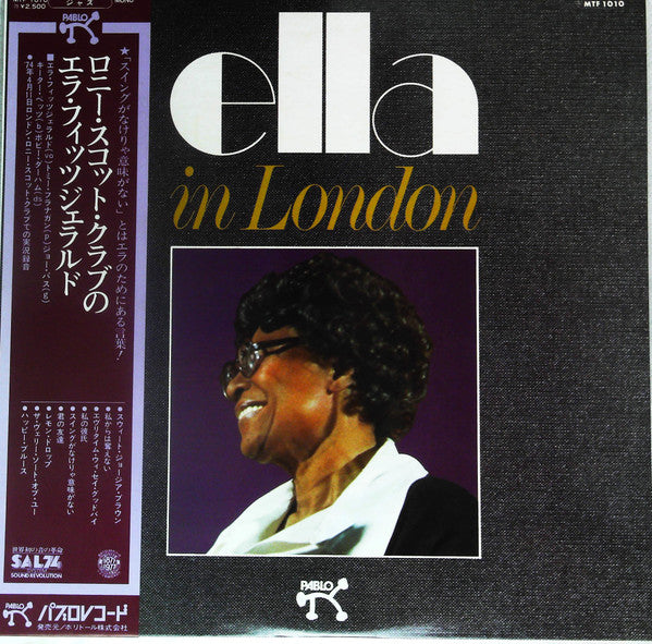 Ella Fitzgerald - Ella In London (LP, Album, Mono)