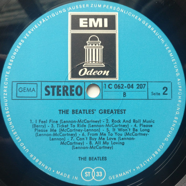 The Beatles - The Beatles' Greatest (LP, Comp)