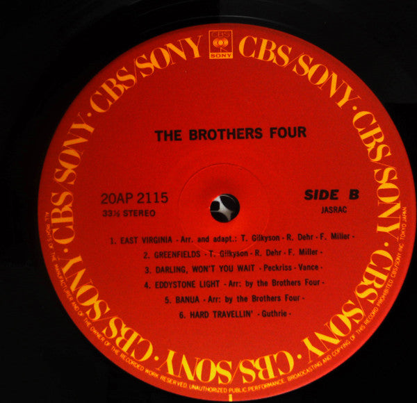 The Brothers Four - The Brothers Four (LP, Album, RE)