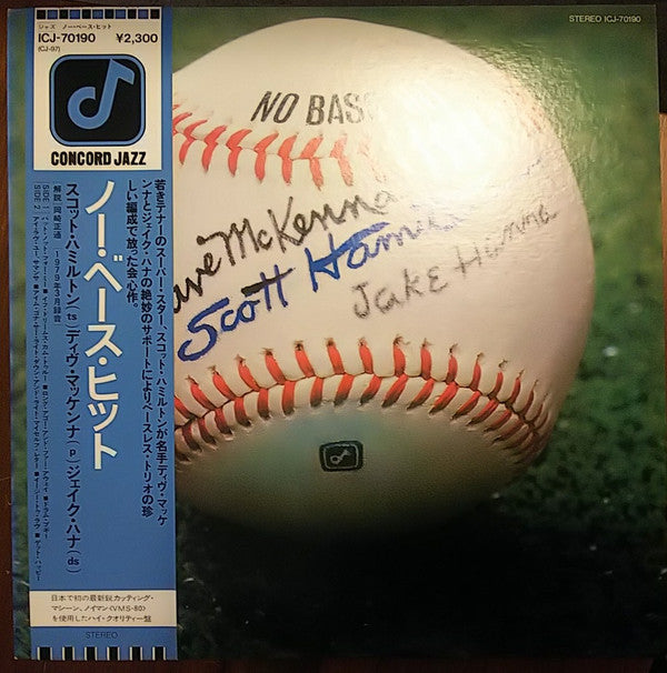 Scott Hamilton · Jake Hanna · Dave McKenna - No Bass Hit (LP, Album)
