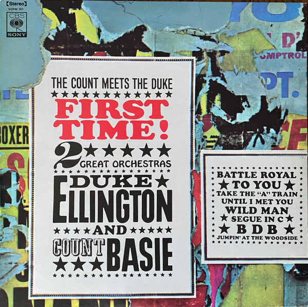 Duke Ellington - First Time. The Duke Meets The Count (LP, Album, RE)