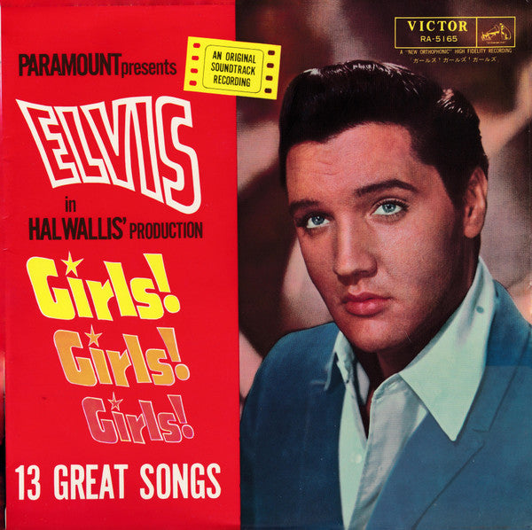 Elvis Presley - Girls! Girls! Girls! (LP, Album, Mono)