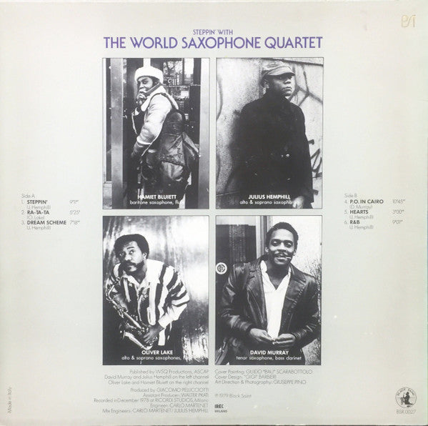World Saxophone Quartet - Steppin' With The World Saxophone Quartet...