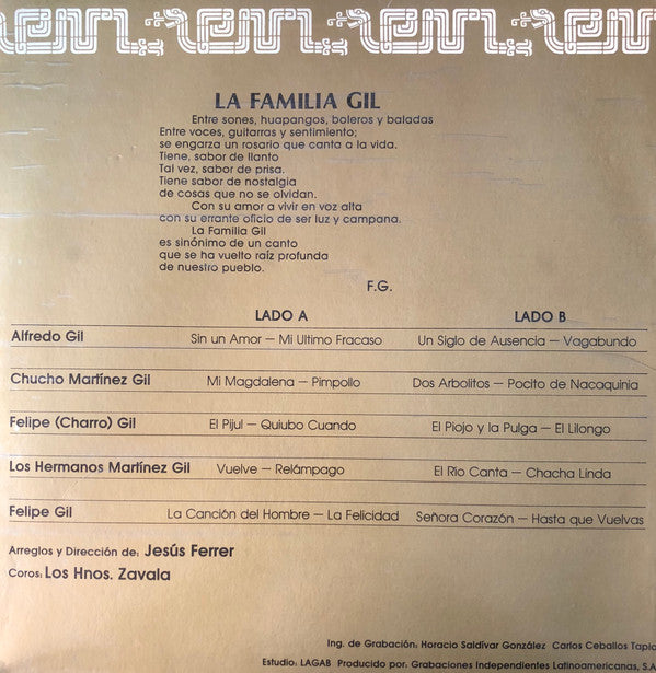 La Familia Gil - Coraza Corporación  (LP, Album)