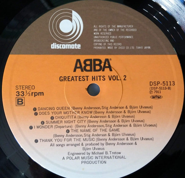 ABBA - Greatest Hits Vol. 2 (LP, Comp, Gat)