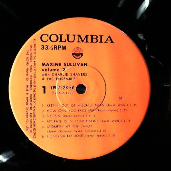 Maxine Sullivan - Leonard Feather Presents Maxine Sullivan, Vol. II...