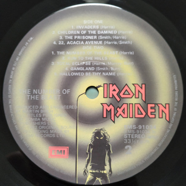 Iron Maiden - The Number Of The Beast (LP, Album, mat)