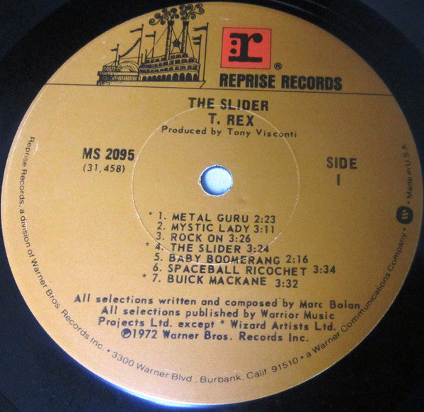 T. Rex - The Slider (LP, Album, RE, Gat)