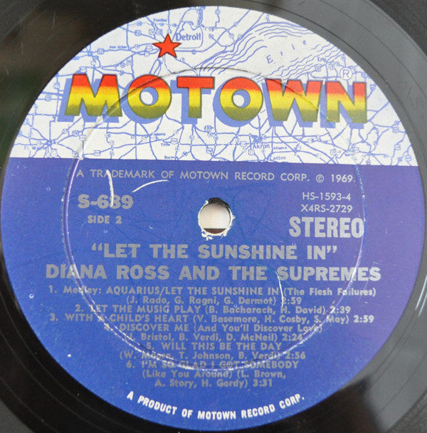 Diana Ross & The Supremes* - Let The Sunshine In (LP, Album)
