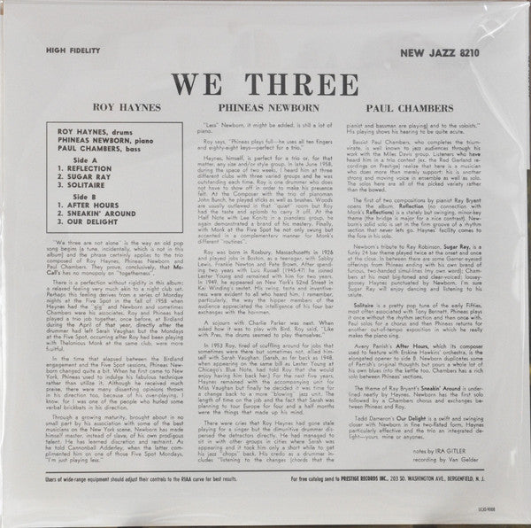Roy Haynes - We Three(LP, Album, Mono, RE)
