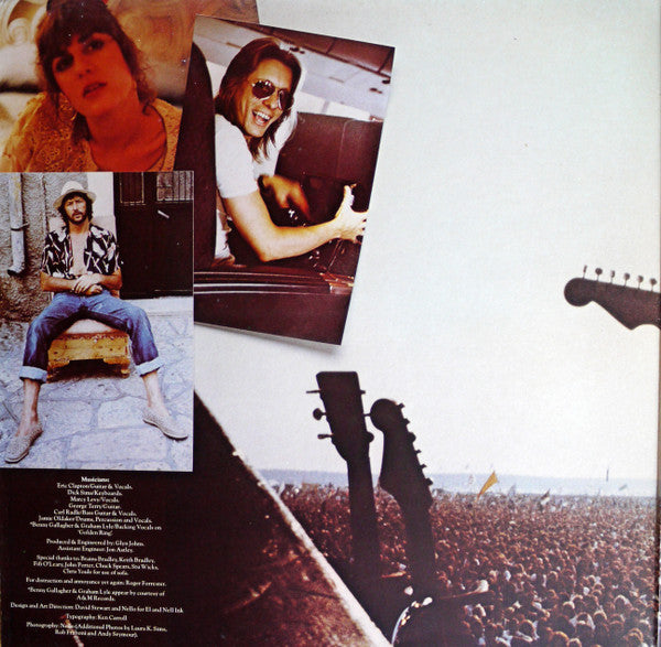 Eric Clapton - Backless (LP, Album, Glo)