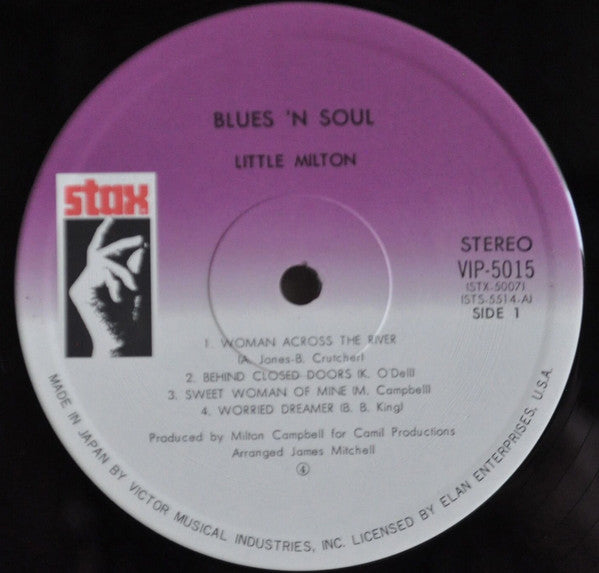 Little Milton - Blues'N Soul (LP, Album, Ltd)