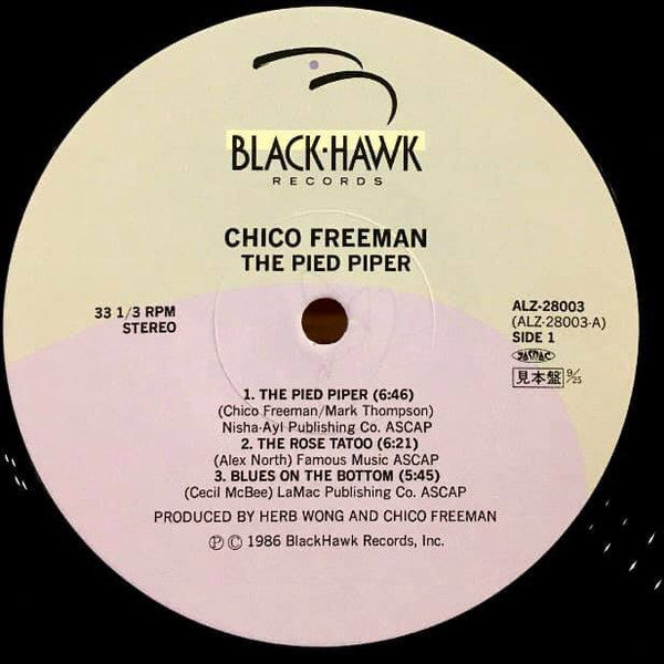 Chico Freeman - The Pied Piper (LP, Album, Promo)