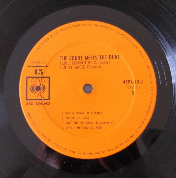 Count Basie Orchestra - The Count Meets The Duke(LP, Album)