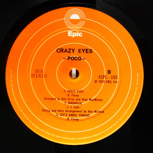 Poco (3) - Crazy Eyes (LP)