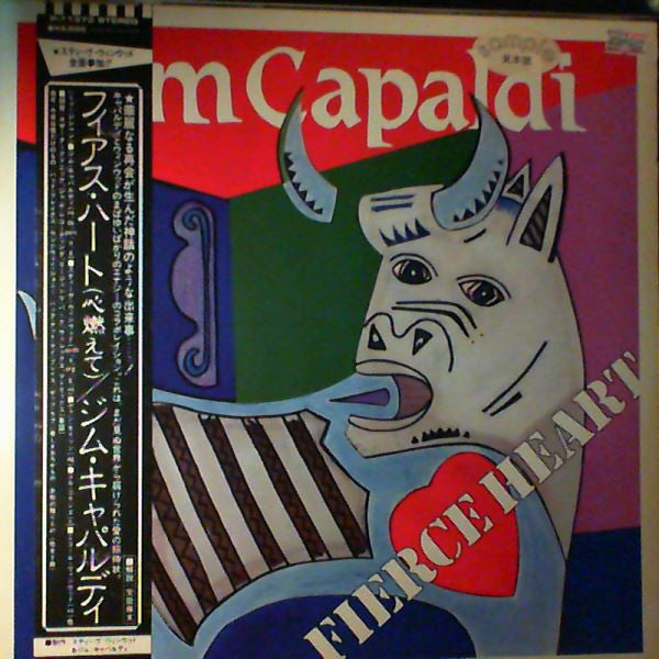 Jim Capaldi - Fierce Heart (LP, Album, Promo)