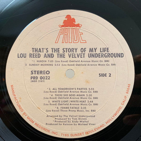 Lou Reed - That's The Story Of My Life(LP, Comp)