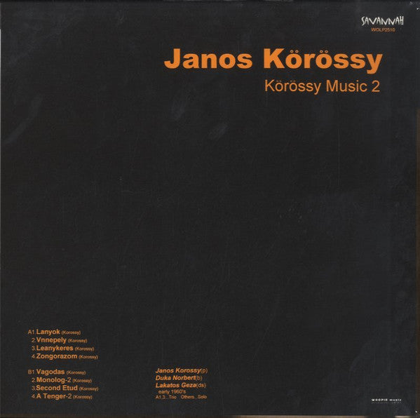Janos Körössy* - Körössy Music 2 (10"", Mono)