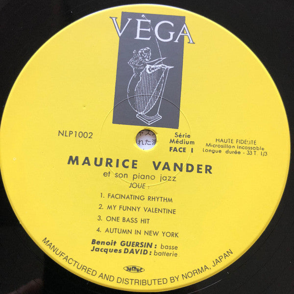 Maurice Vander - Piano Jazz  (10"", Comp)