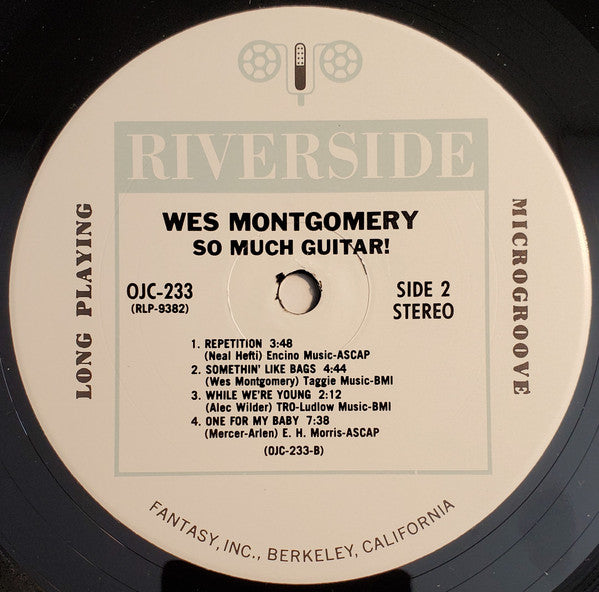 Wes Montgomery - So Much Guitar! (LP, Album, RE)
