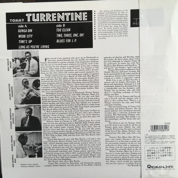 Tommy Turrentine - Tommy Turrentine (LP, Album, RE)