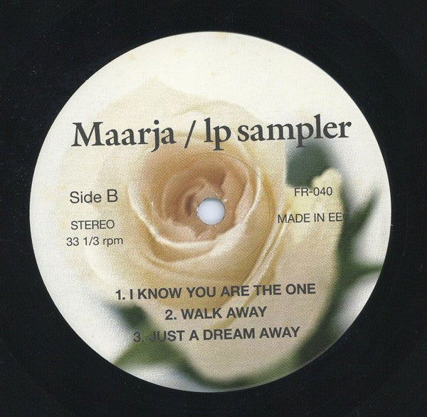 Maarja - First In Line (LP Sampler) (12"", EP, Unofficial)