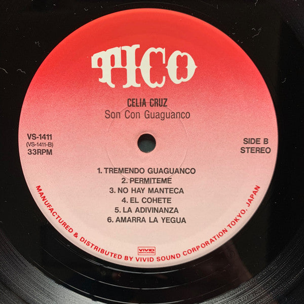 Celia Cruz - Son Con Guaguancó (LP, Album, RE)