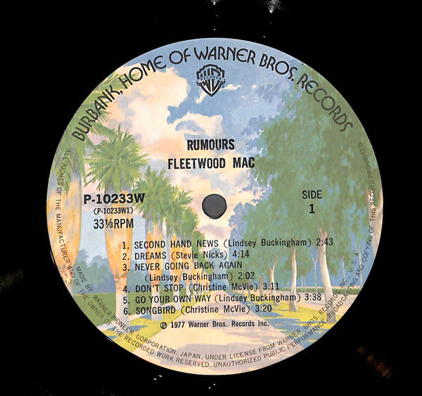 Fleetwood Mac - Rumours (LP, Album, US )
