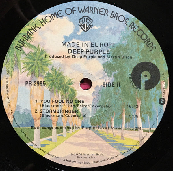 Deep Purple - Made In Europe (LP, RE, Los)