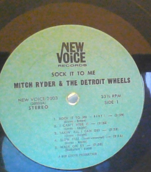 Mitch Ryder & The Detroit Wheels - Sock It To Me! (LP)