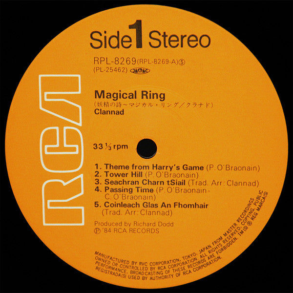 Clannad - Magical Ring (LP, Album)