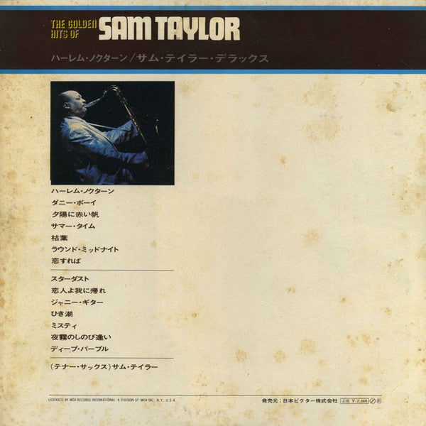 Sam Taylor (2) - The Golden Hits Of Sam Taylor (LP, Comp, Gat)