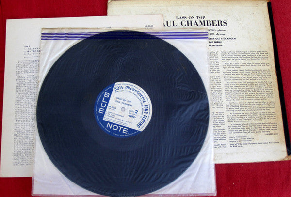 ジャズレコード ポールチェンバース ベース・オン・トップ