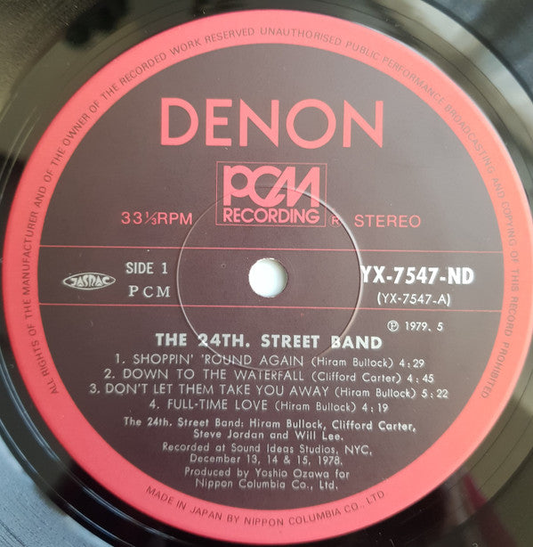 The 24th. Street Band - The 24th. Street Band (LP, Album)